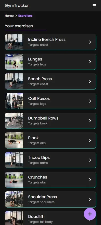GymTracker - 2