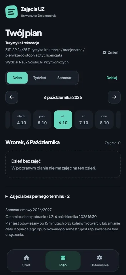 Zajęcia UZ - 2